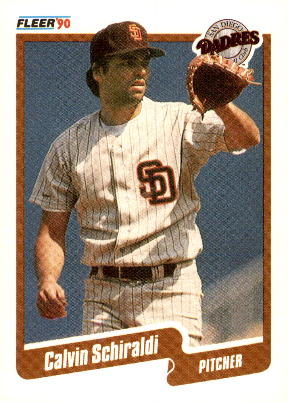 1990 Fleer Canadian #168 Calvin Schiraldi