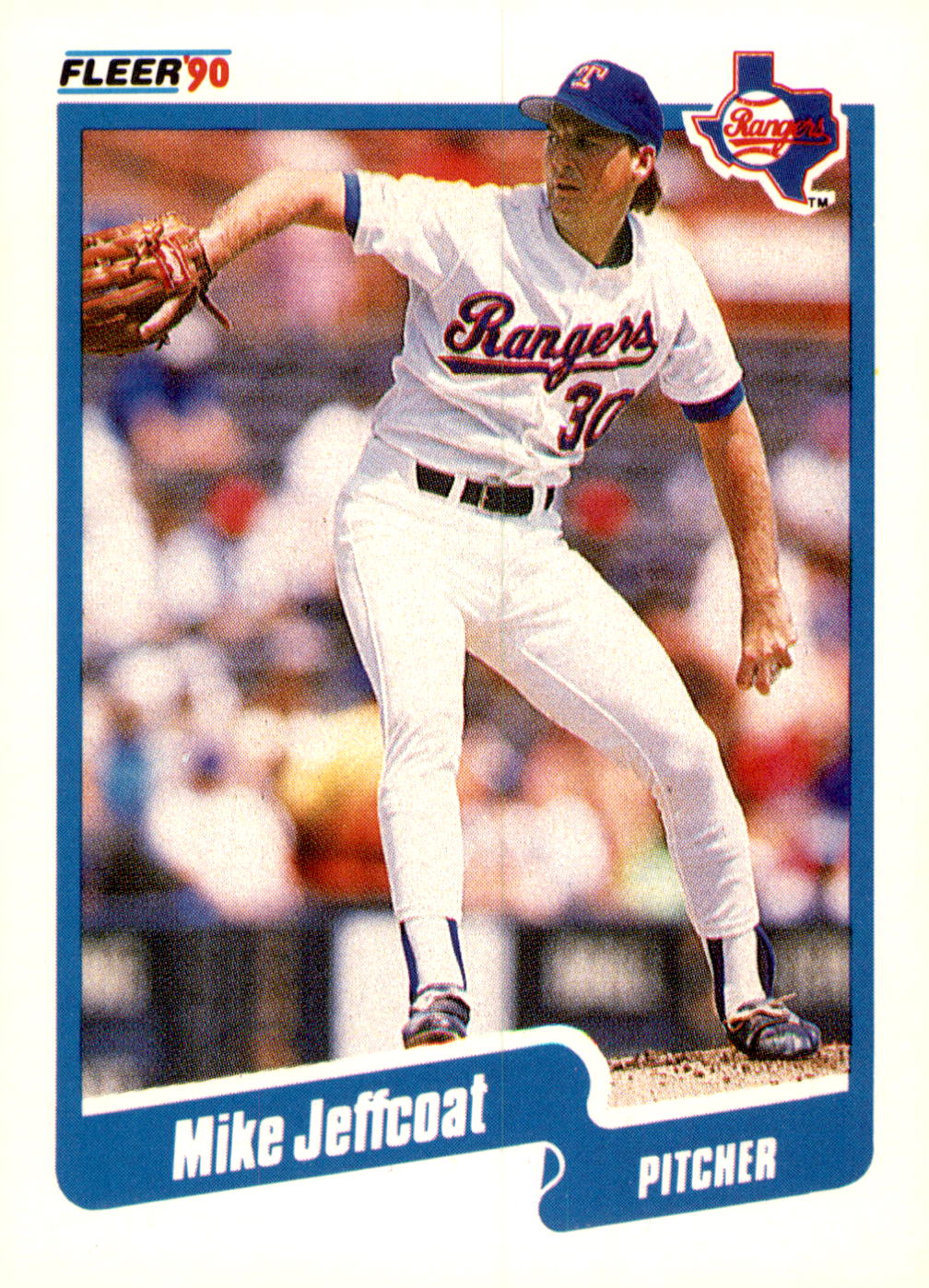 1990 Fleer Canadian #302 Mike Jeffcoat