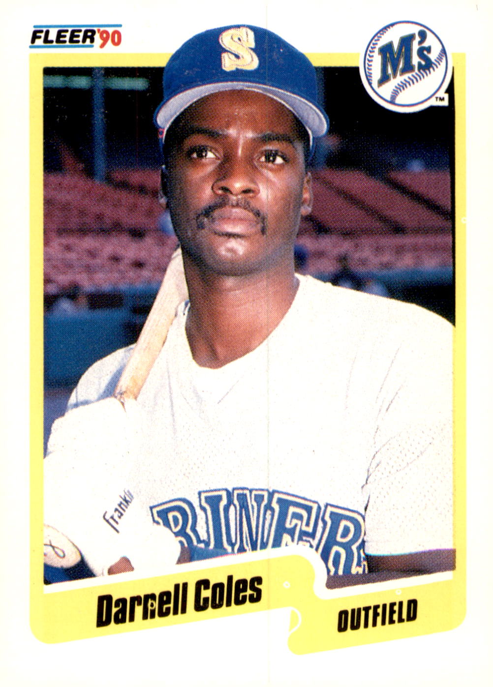1990 Fleer #509b Darnell Coles