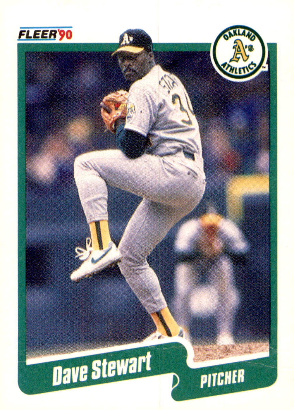 1990 Fleer #21b Dave Stewart