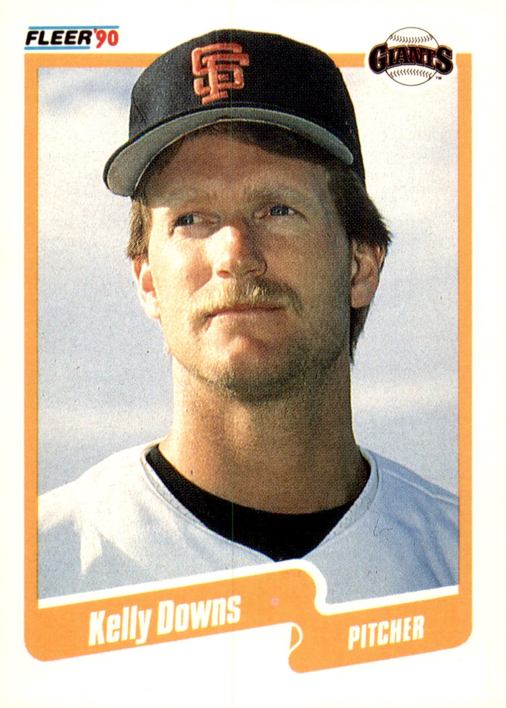 1990 Fleer #55 Kelly Downs