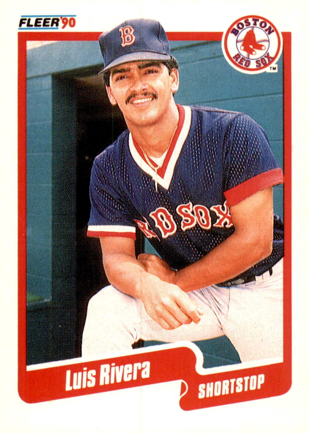 1990 Fleer #285 Luis Rivera