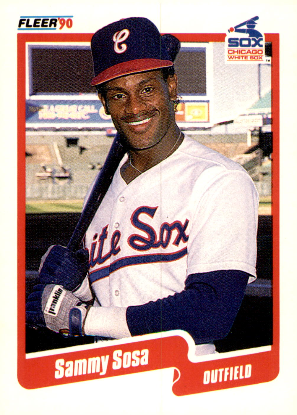 1990 Fleer Canadian #548 Sammy Sosa