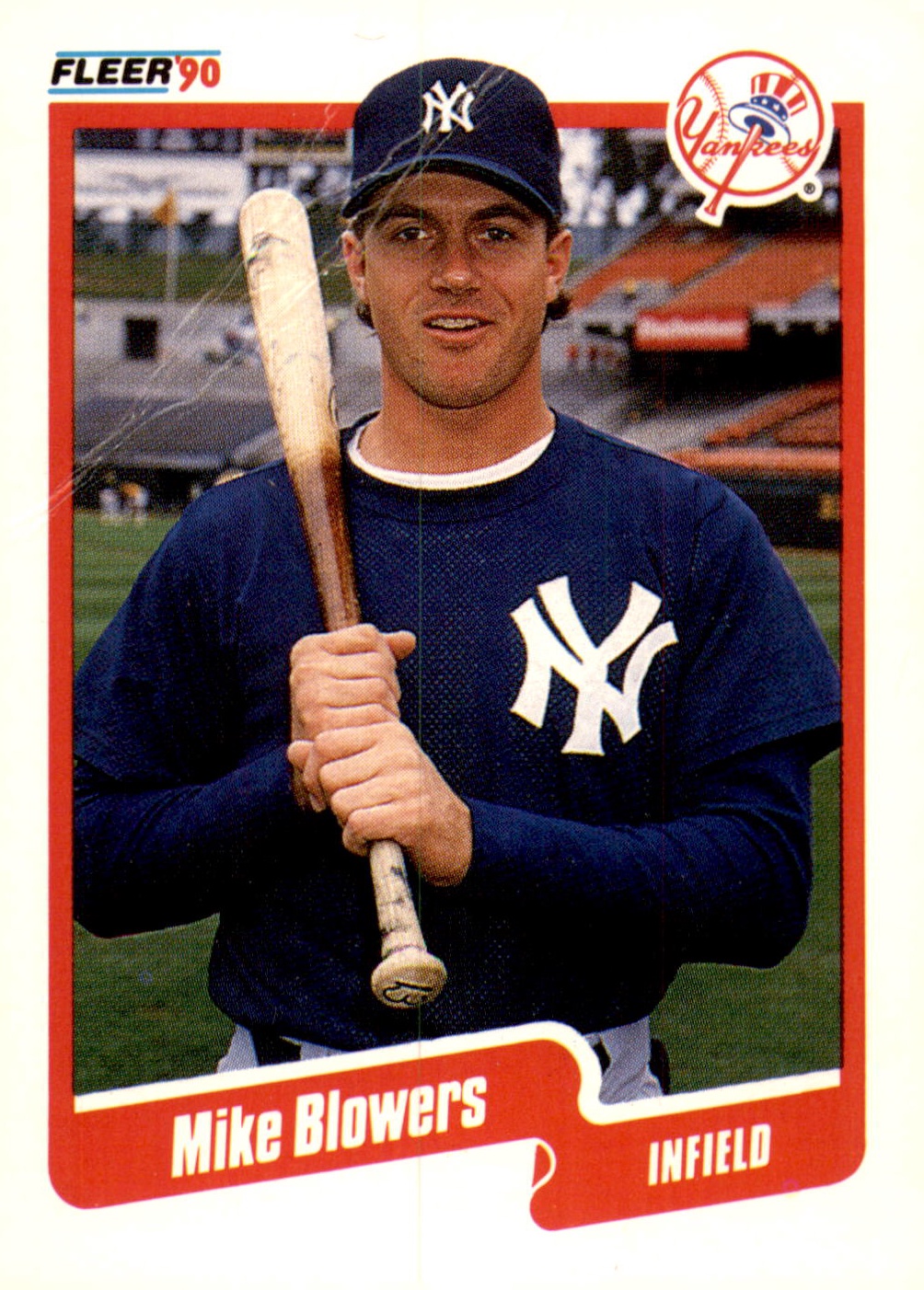 1990 Fleer Canadian #438 Mike Blowers