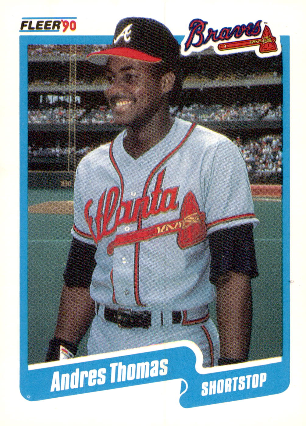 1990 Fleer Canadian #597 Andres Thomas