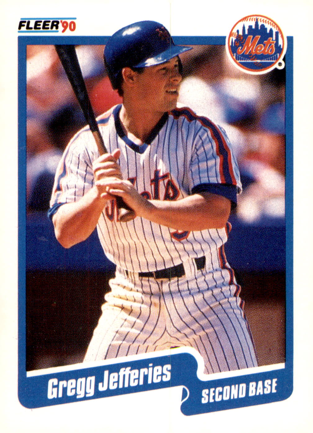 1990 Fleer #207b Gregg Jefferies