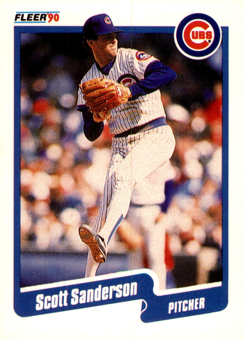 1990 Fleer #41b Scott Sanderson