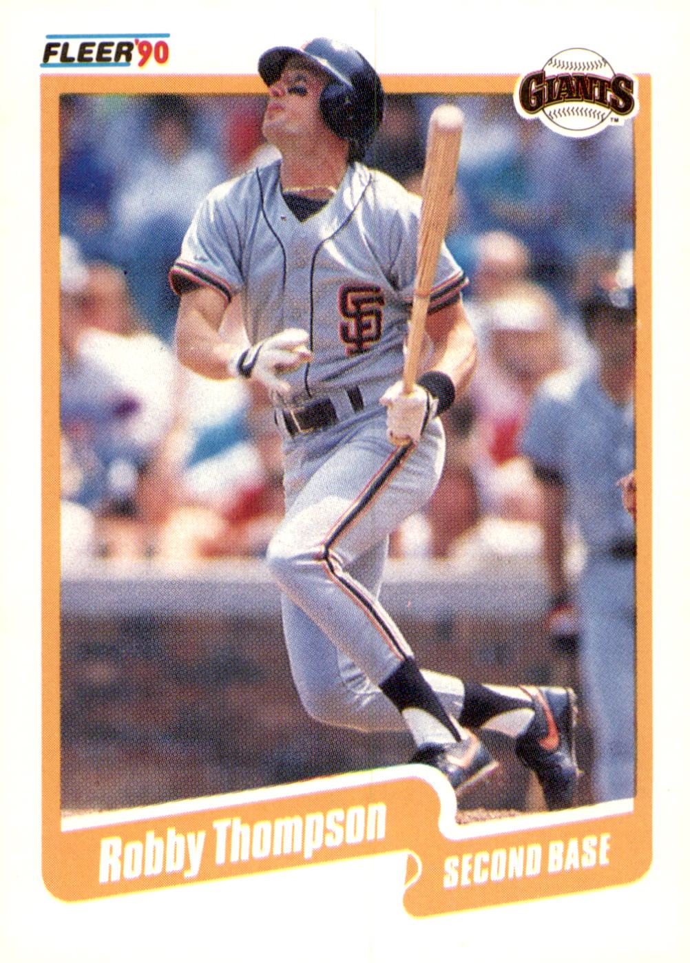 1990 Fleer #73b Robby Thompson