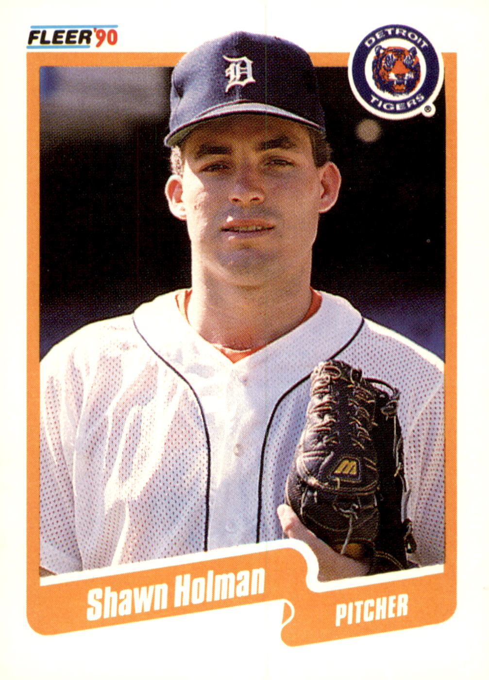 1990 Fleer #606b Shawn Holman