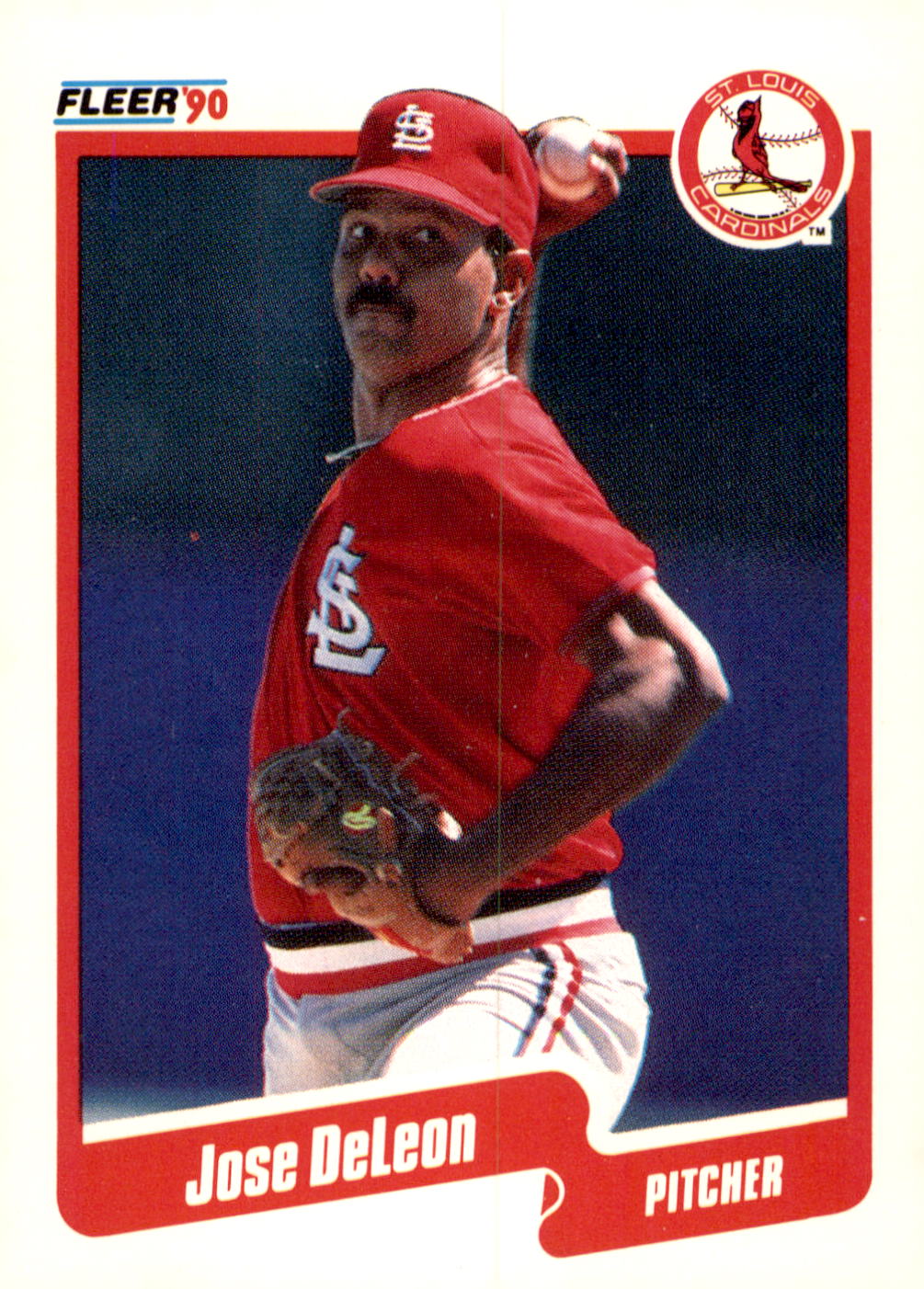 1990 Fleer #248 Jose DeLeon