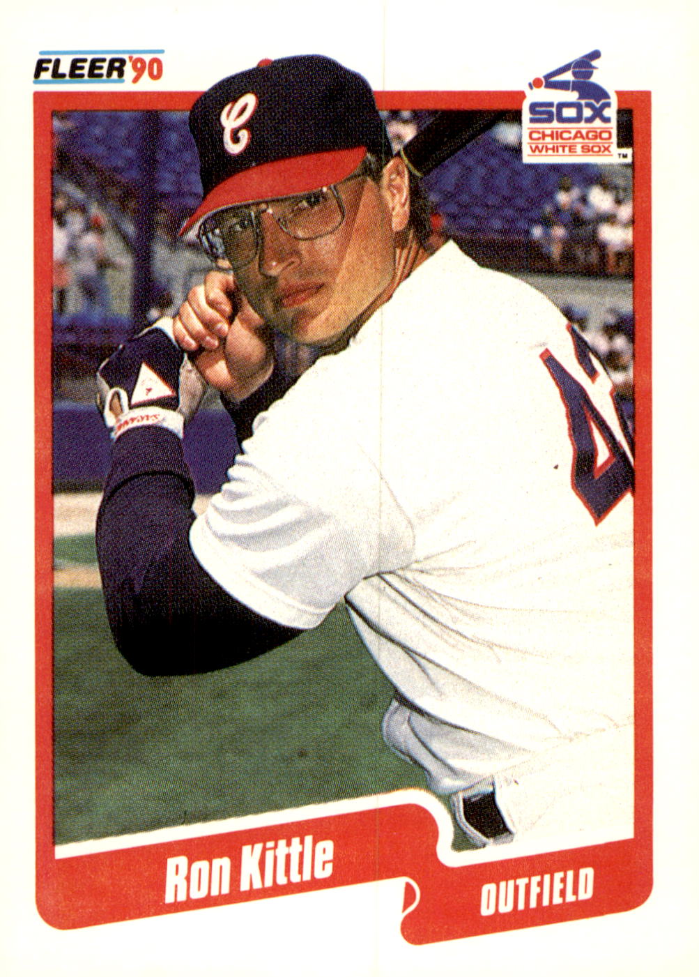 1990 Fleer #538b Ron Kittle