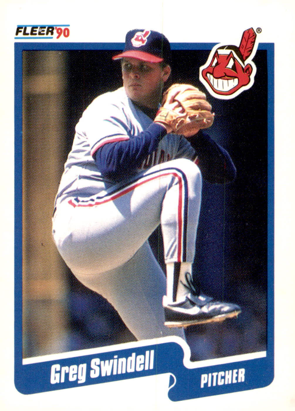 1990 Fleer #503b Greg Swindell