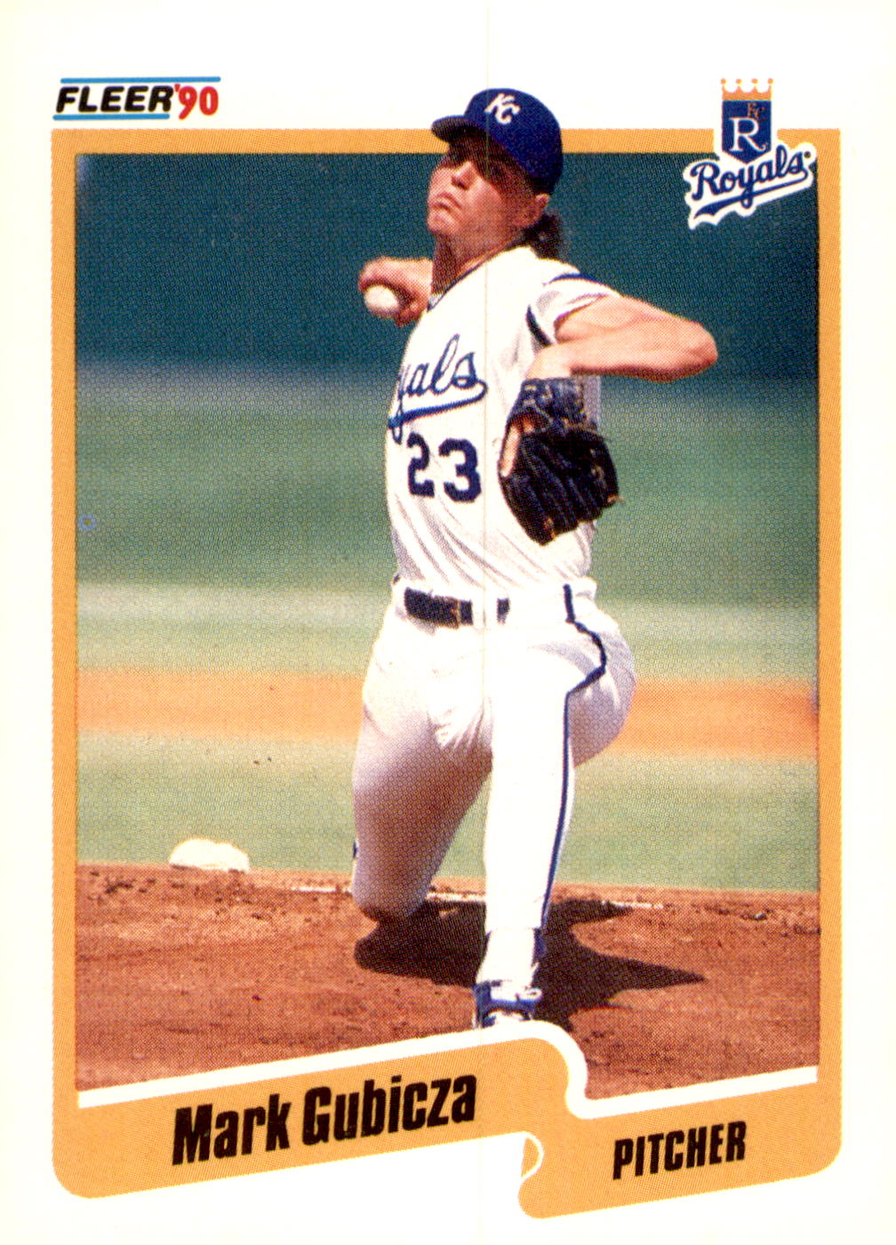 1990 Fleer #109 Mark Gubicza