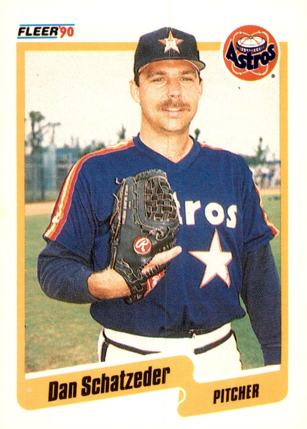 1990 Fleer #236 Dan Schatzeder