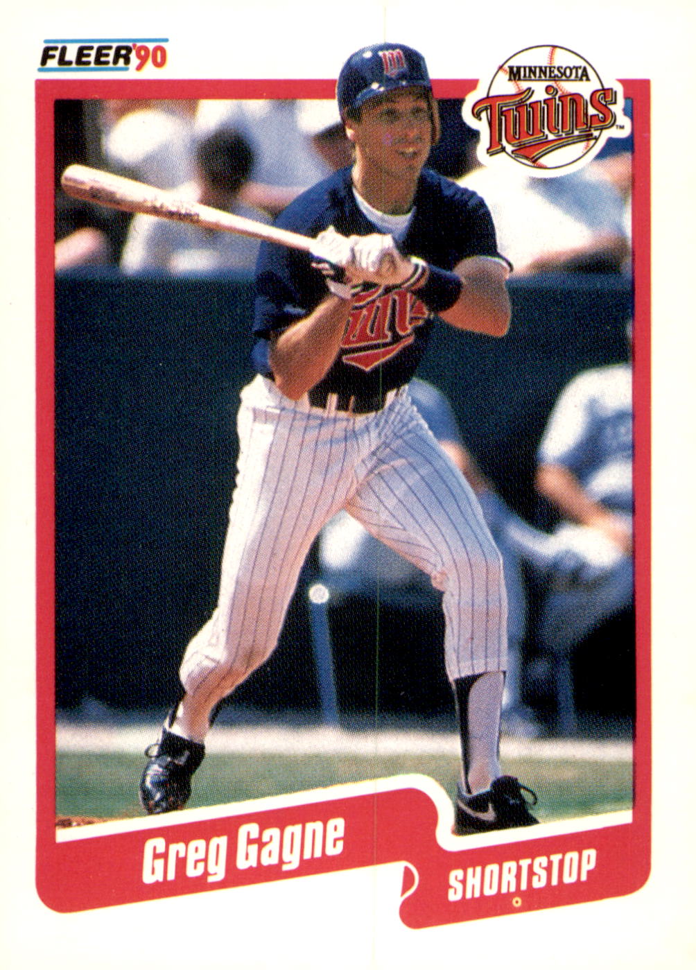 1990 Fleer #374b Greg Gagne