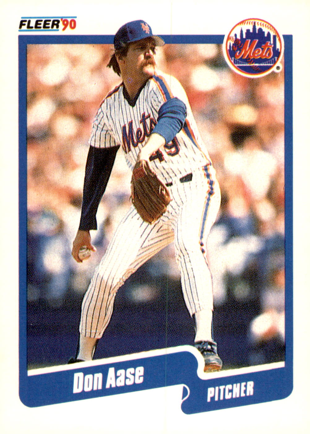 1990 Fleer #196 Don Aase