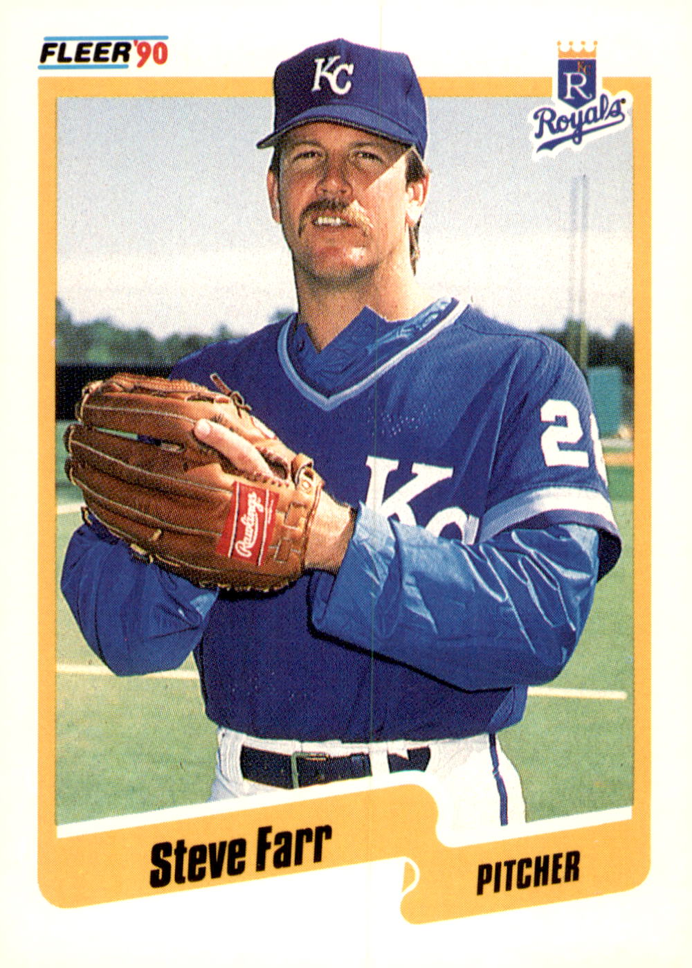 1990 Fleer #107 Steve Farr
