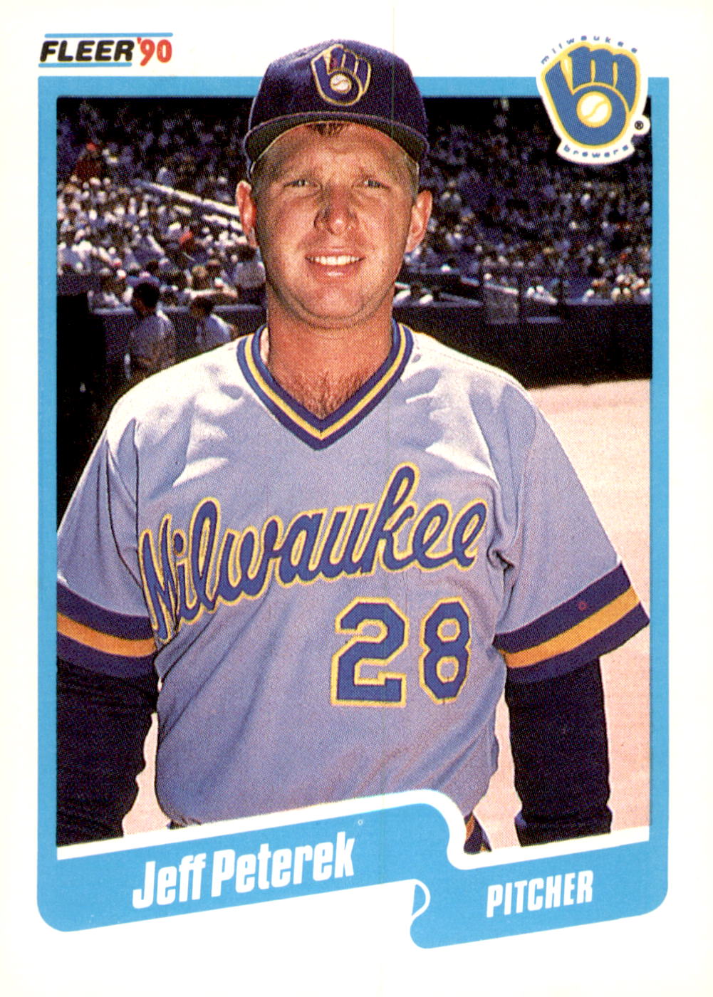 1990 Fleer Canadian #333 Jeff Peterek