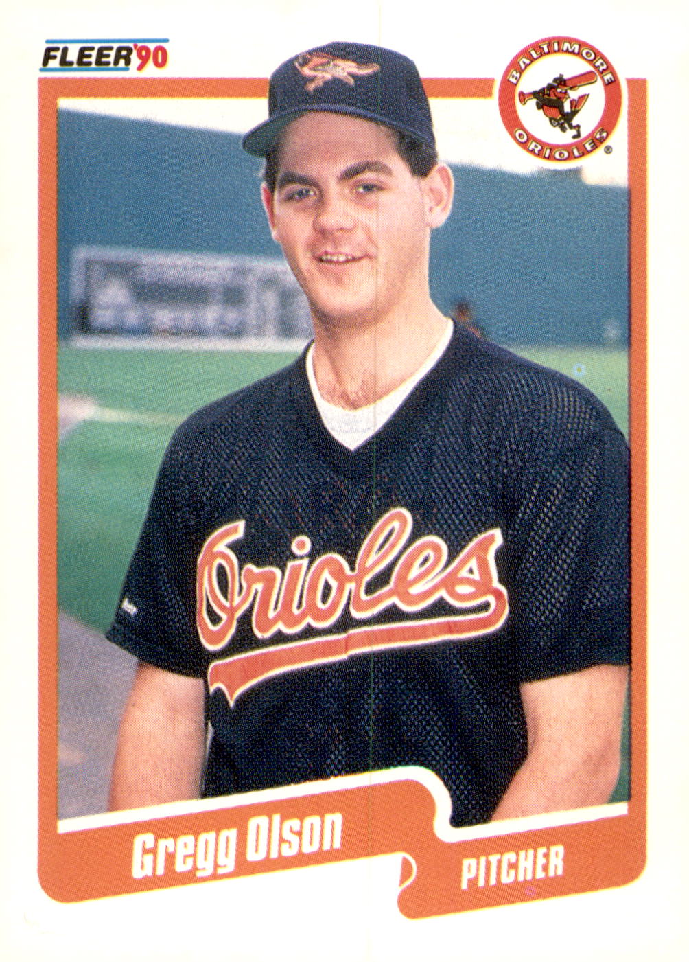 1990 Fleer #184 Gregg Olson