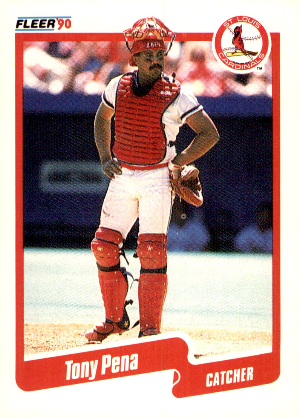 1990 Fleer #256 Tony Pena