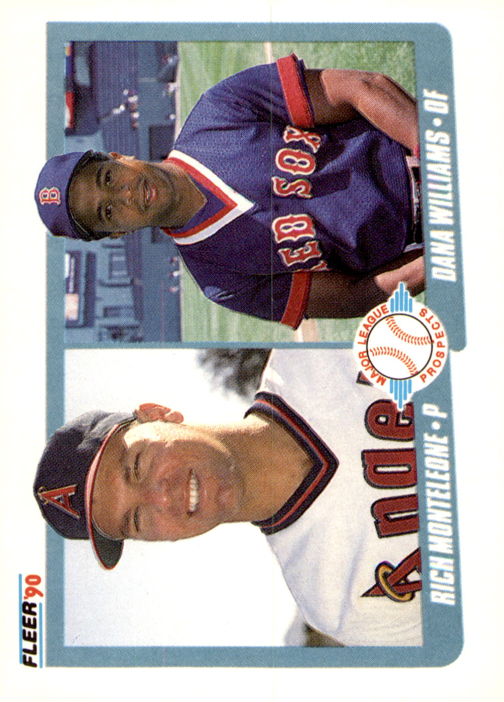 1990 Fleer Canadian #648 Rich Monteleone / Dana Williams