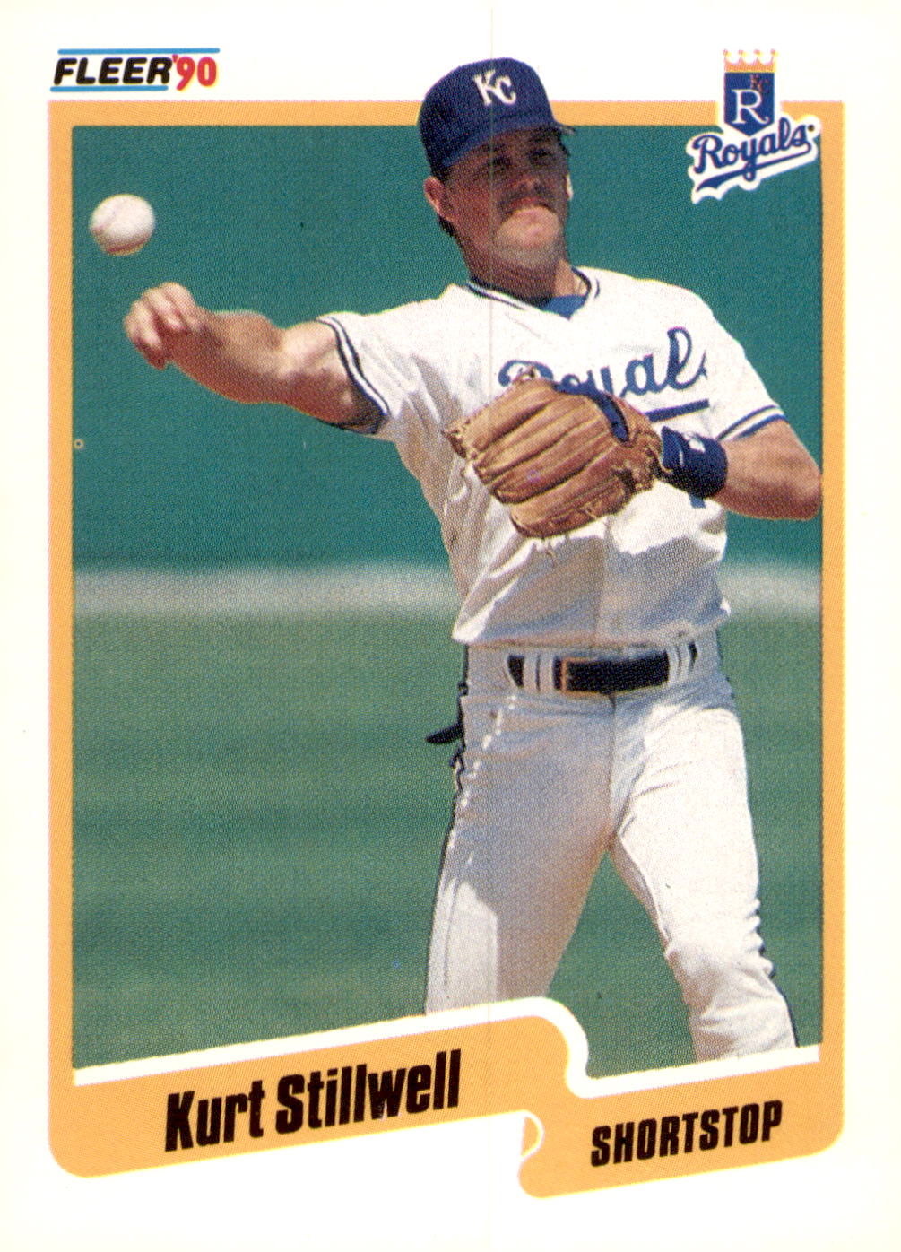 1990 Fleer #118b Kurt Stillwell