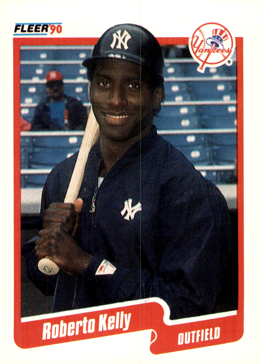 1990 Fleer #446b Roberto Kelly