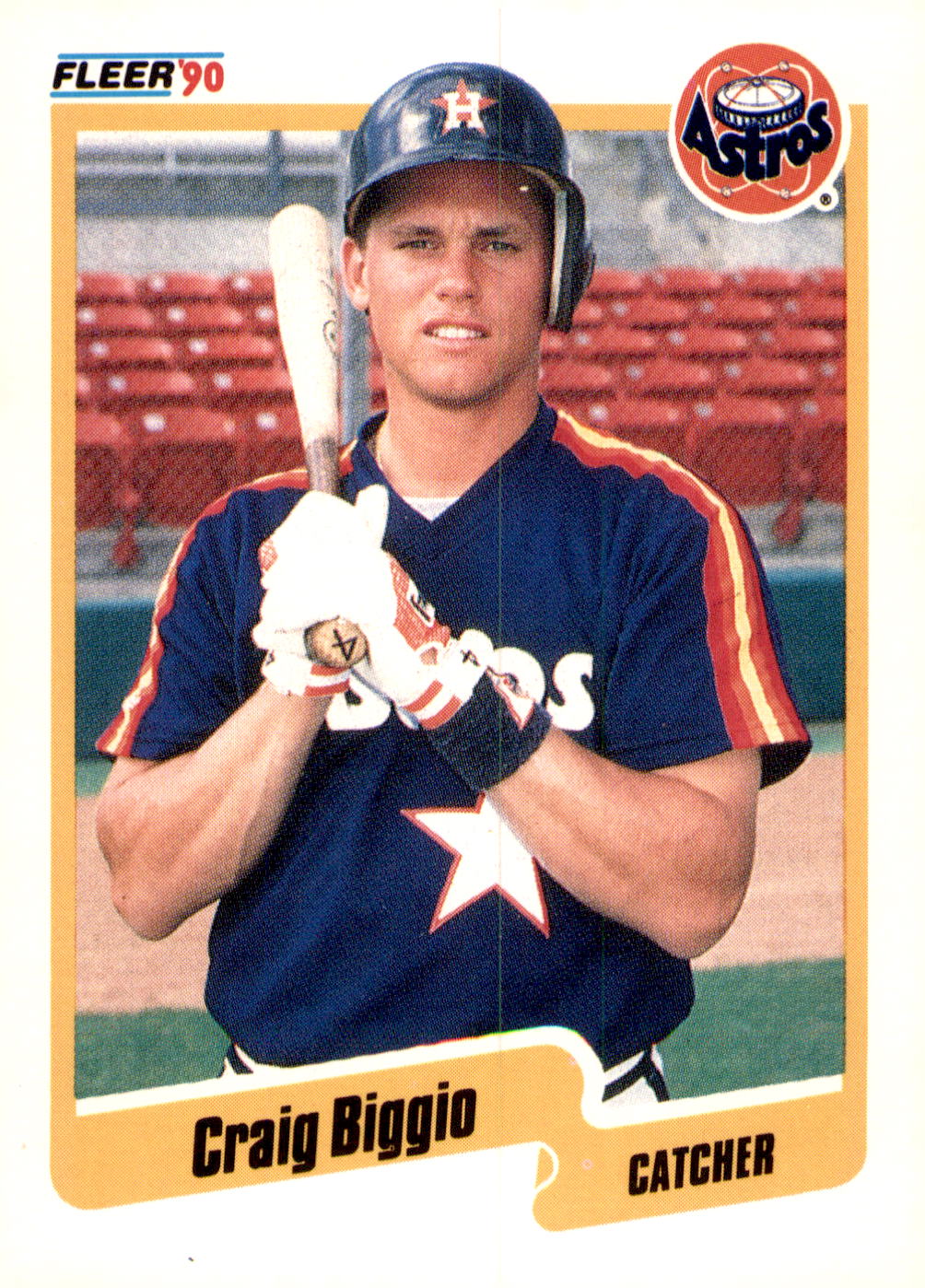 1990 Fleer #224b Craig Biggio