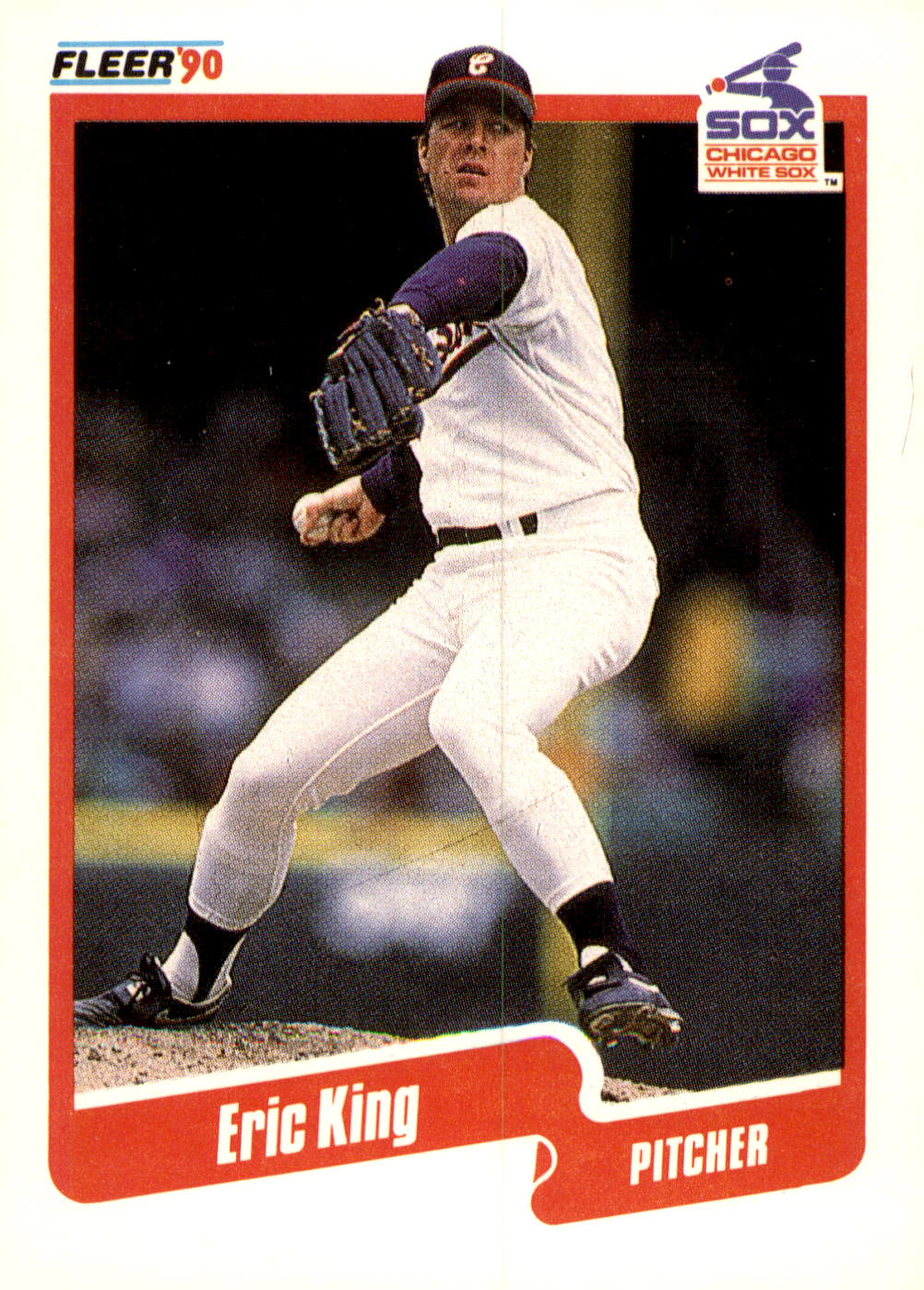 1990 Fleer #537b Eric King