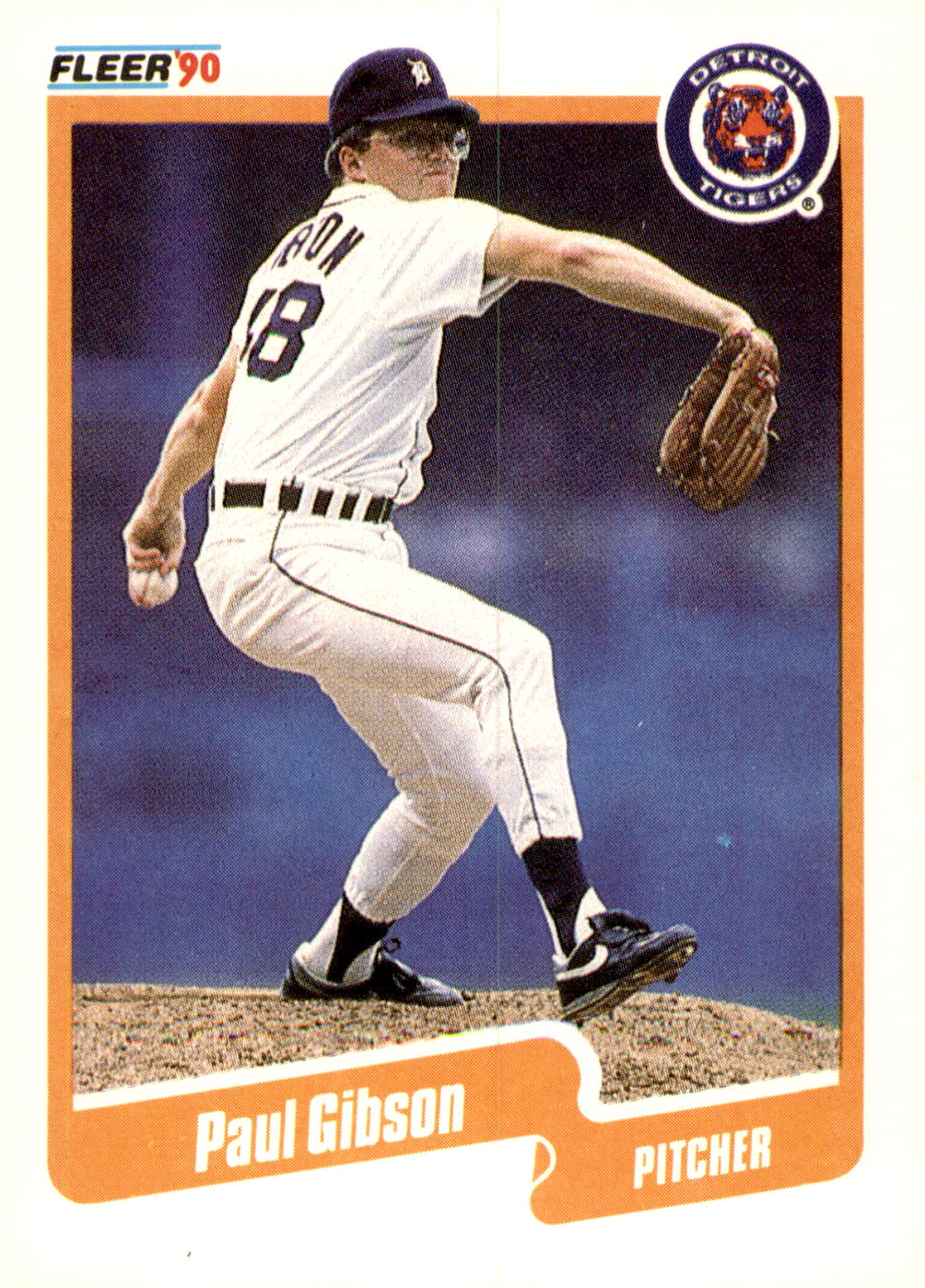 1990 Fleer #602 Paul Gibson