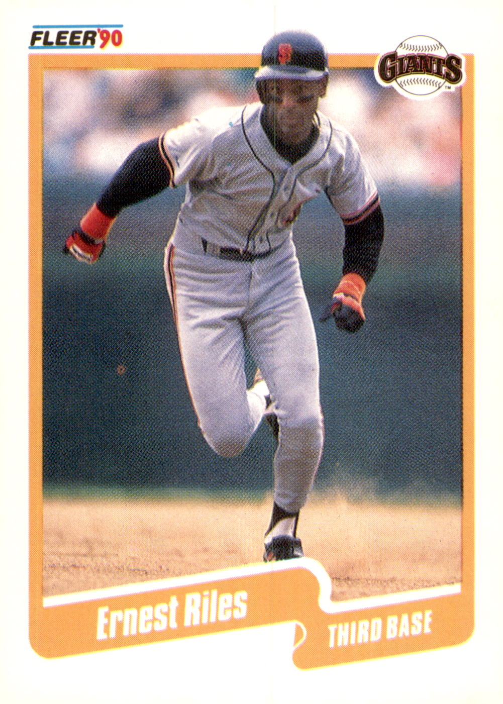 1990 Fleer #69b Ernest Riles