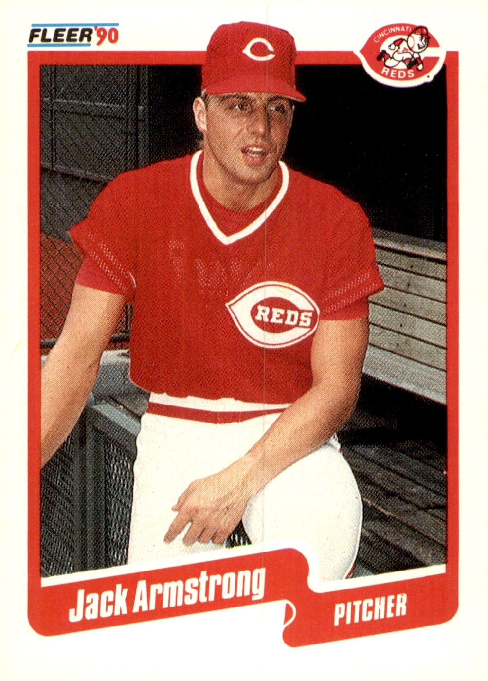 1990 Fleer #412b Jack Armstrong