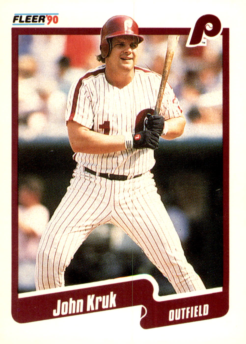1990 Fleer Canadian #565 John Kruk