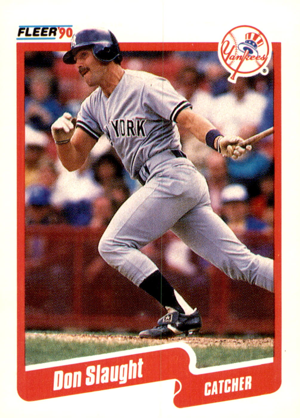 1990 Fleer #456b Don Slaught