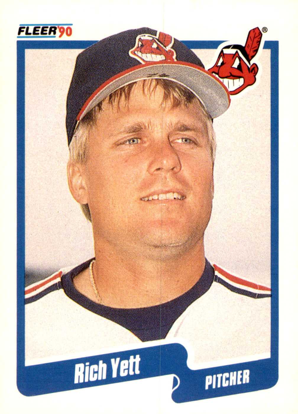 1990 Fleer #504b Rich Yett