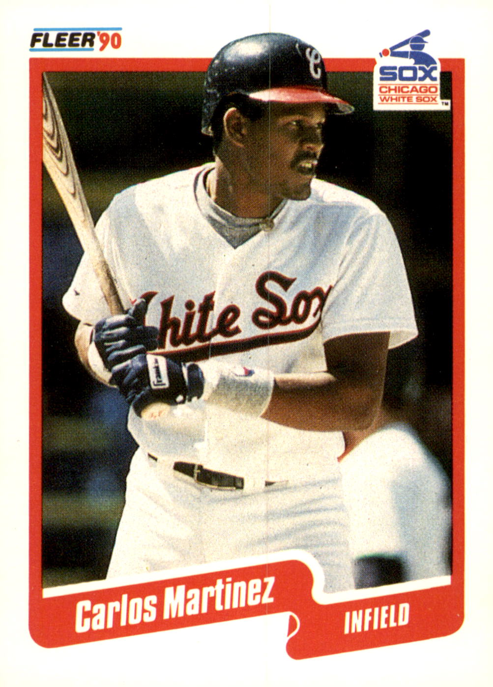 1990 Fleer #540b Carlos Martinez