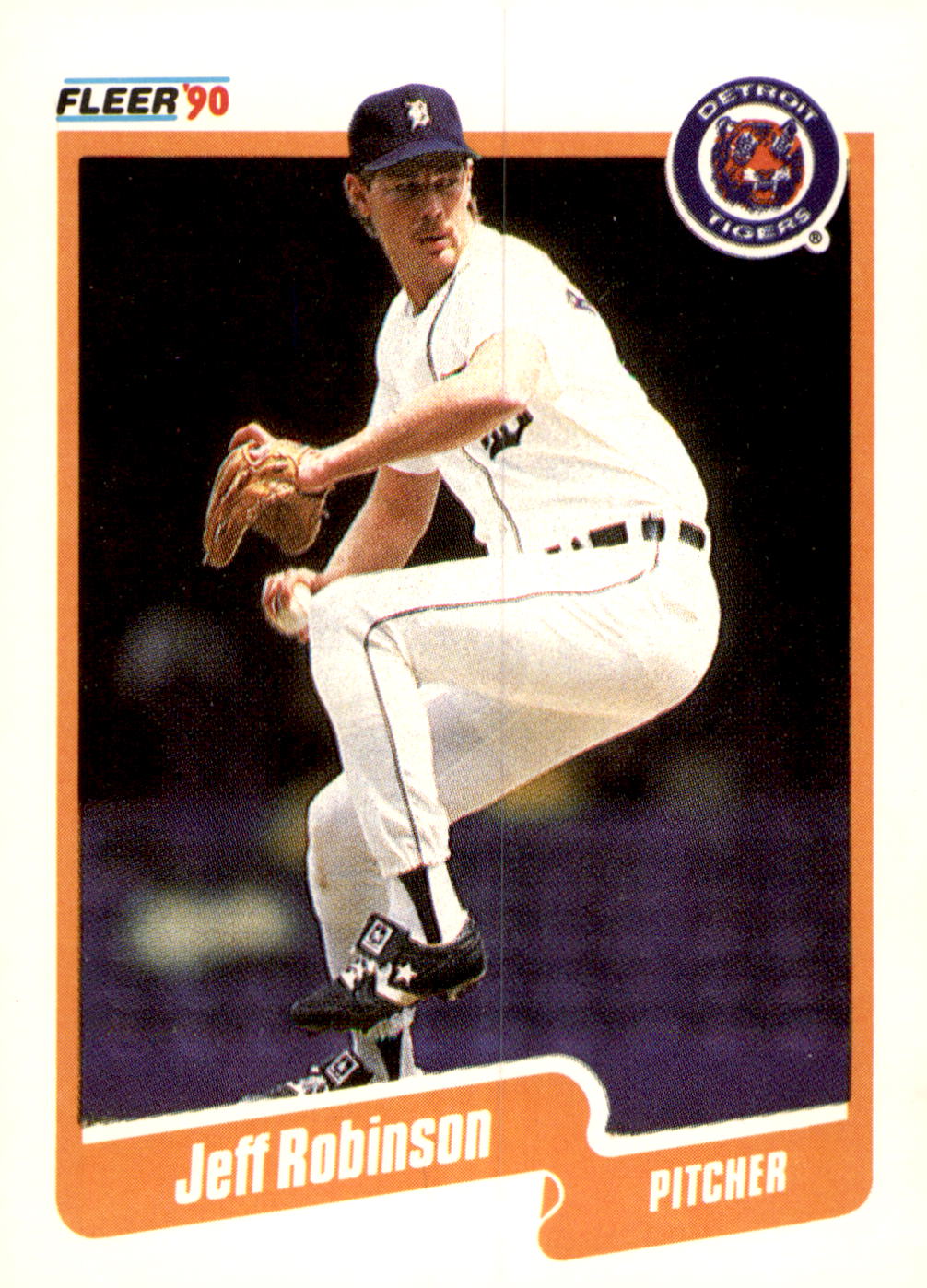 1990 Fleer #614b Jeff Robinson