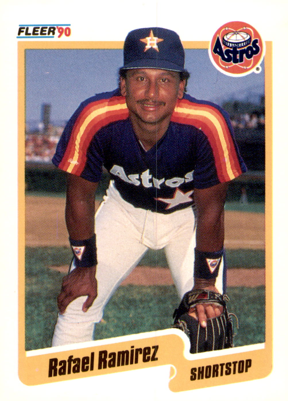 1990 Fleer #234b Rafael Ramirez