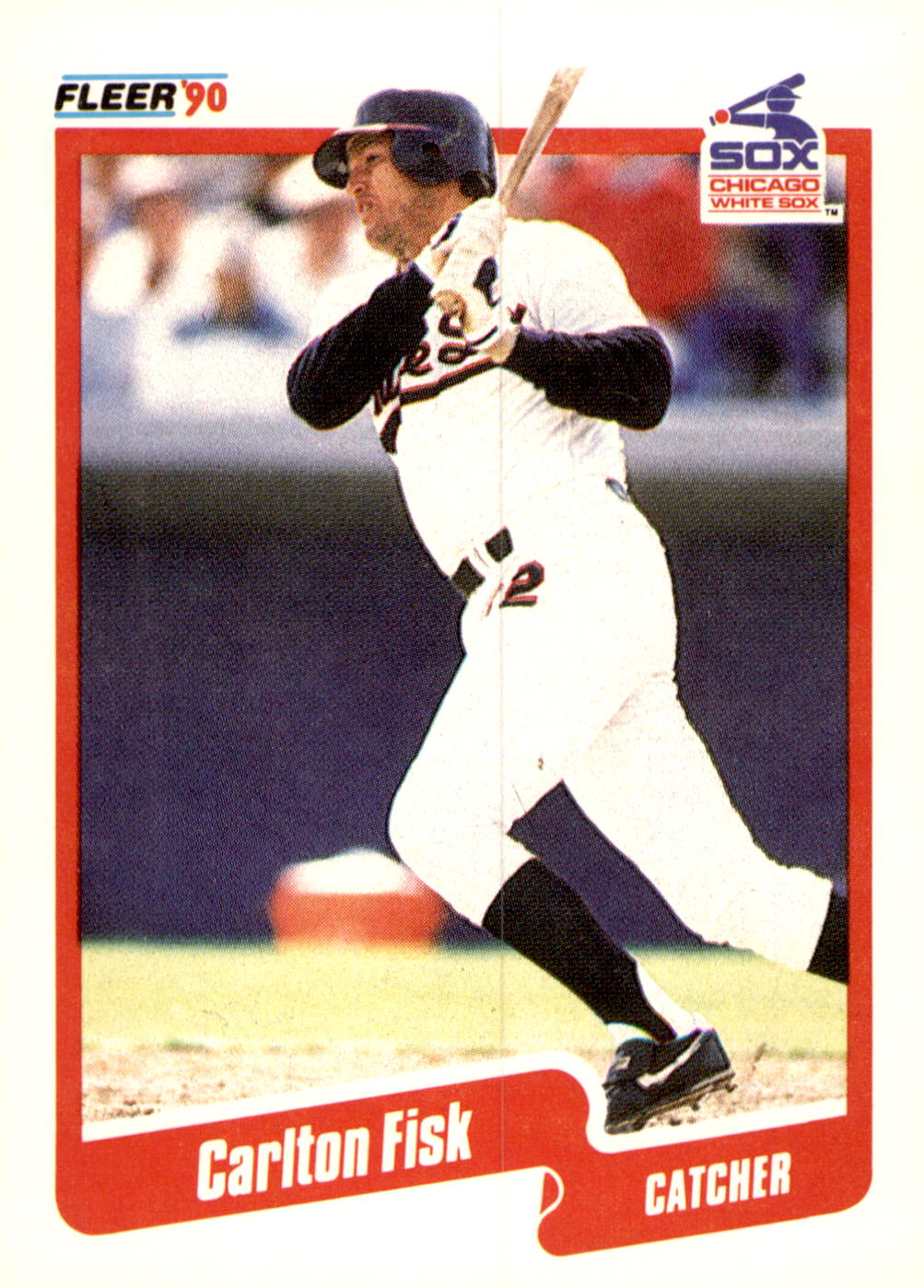 1990 Fleer #530 Carlton Fisk