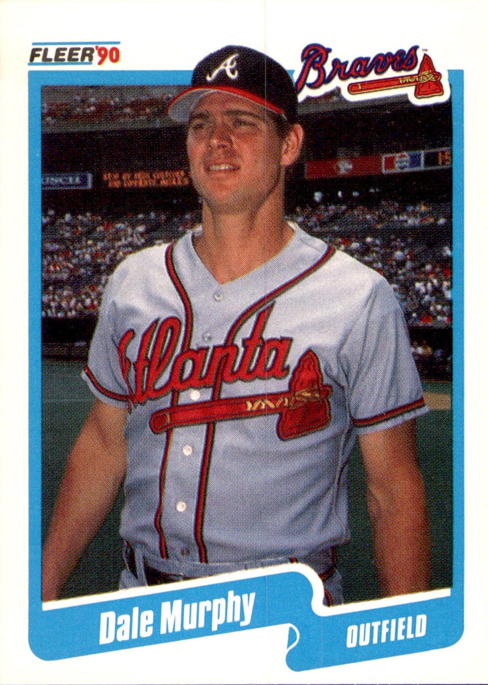 1990 Fleer Canadian #591 Dale Murphy