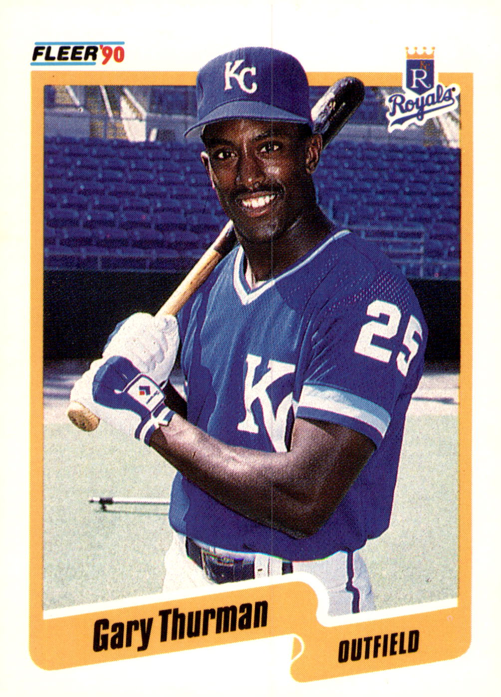 1990 Fleer #121b Gary Thurman
