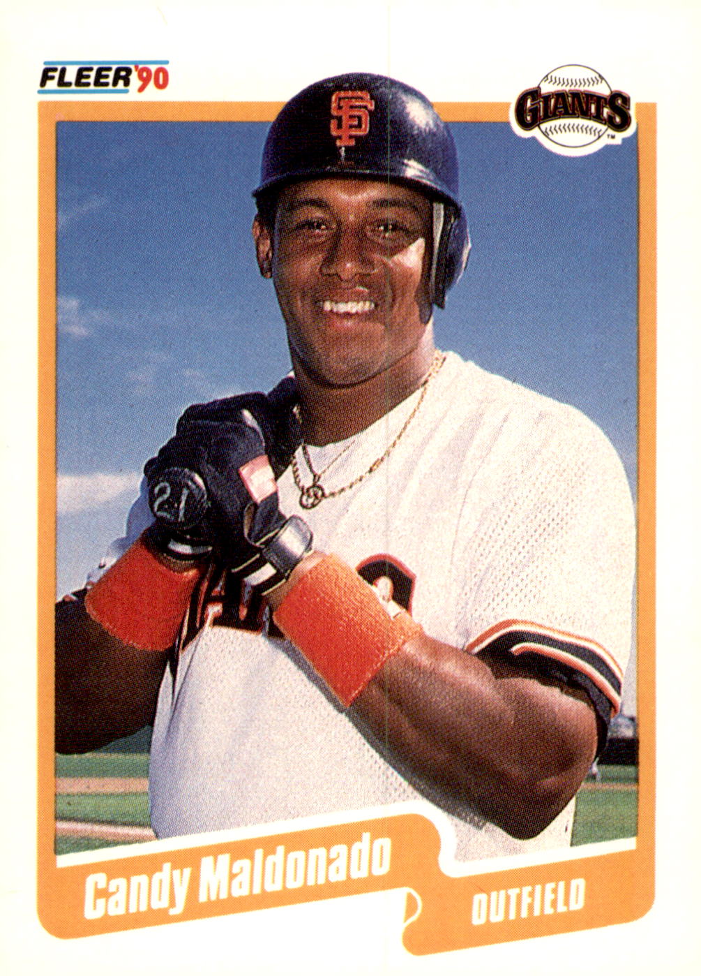 1990 Fleer #62 Candy Maldonado