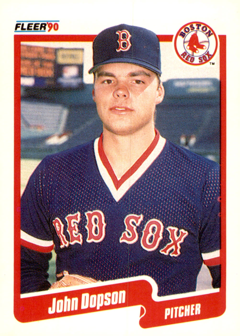 1990 Fleer #272b John Dopson