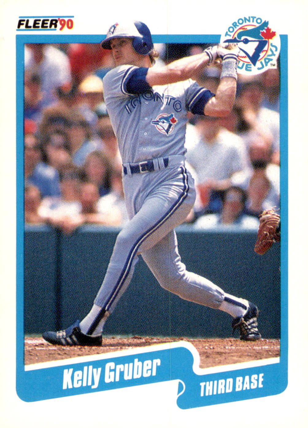 1990 Fleer #83b Kelly Gruber