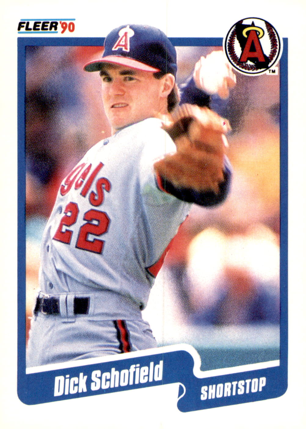 1990 Fleer Canadian #144 Dick Schofield