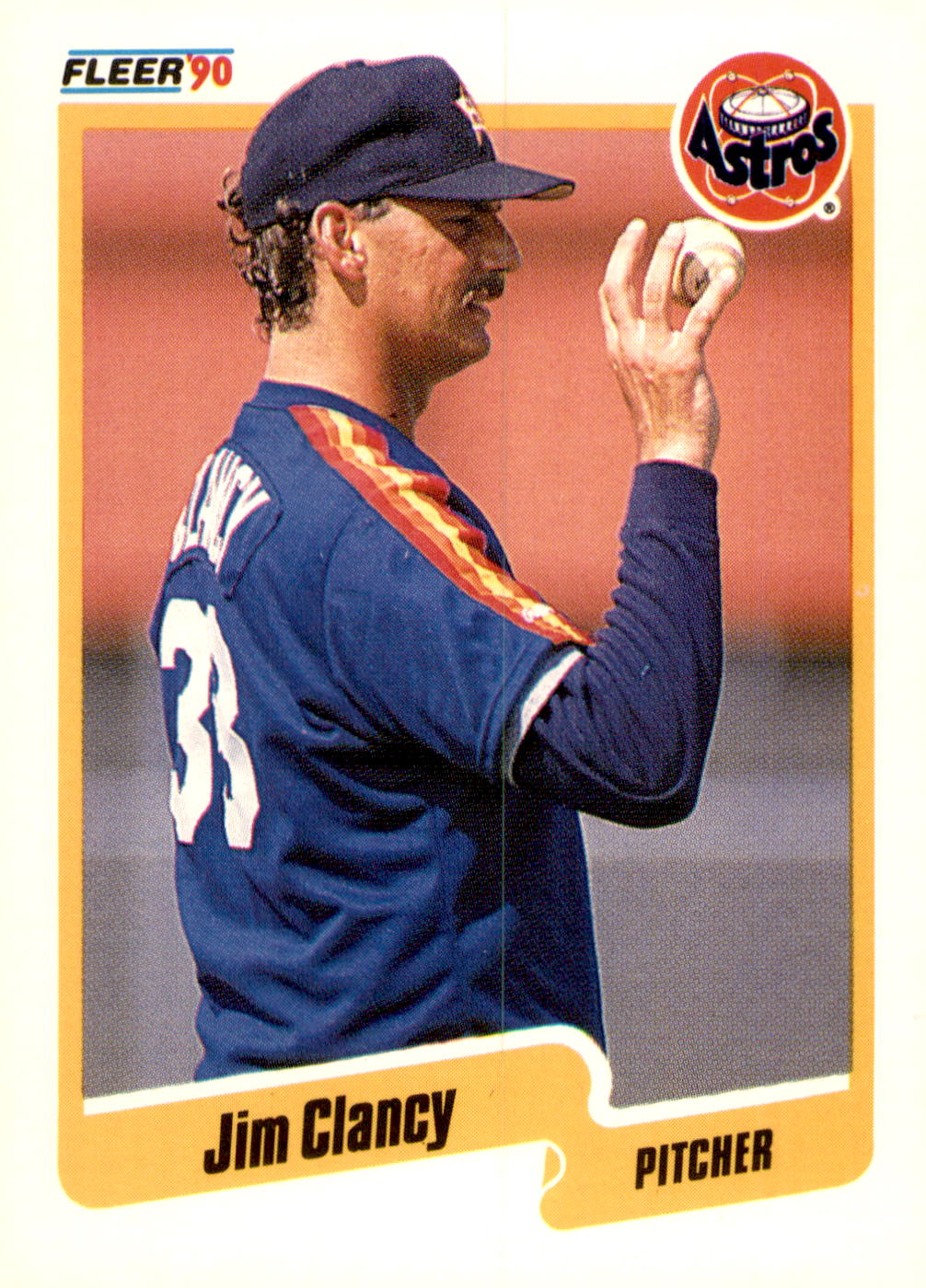1990 Fleer #226b Jim Clancy