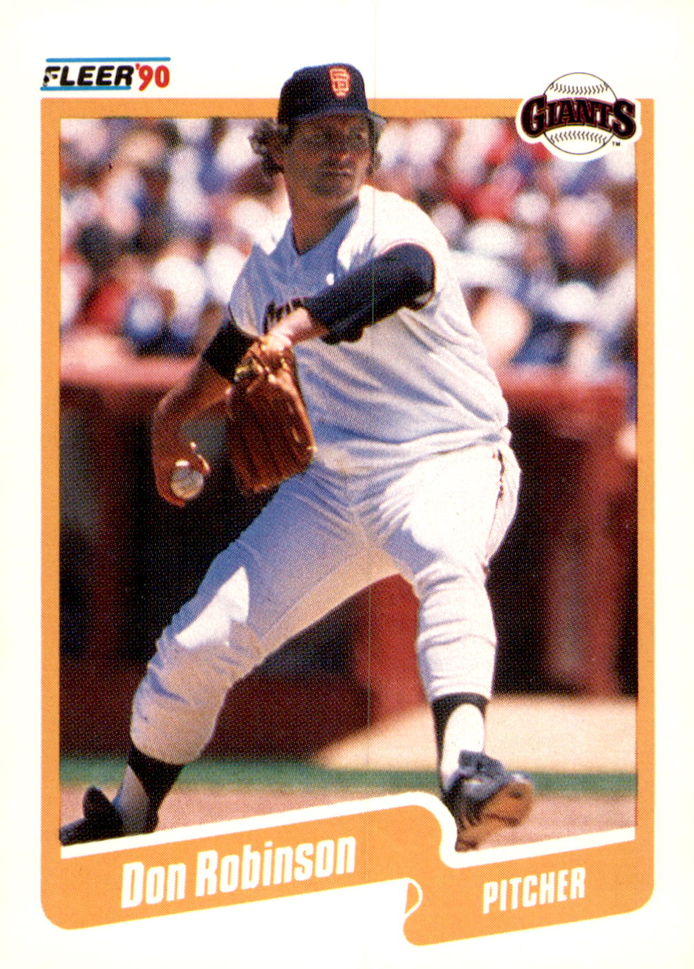 1990 Fleer #70b Don Robinson