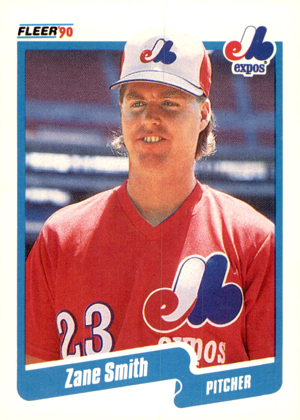 1990 Fleer #362b Zane Smith