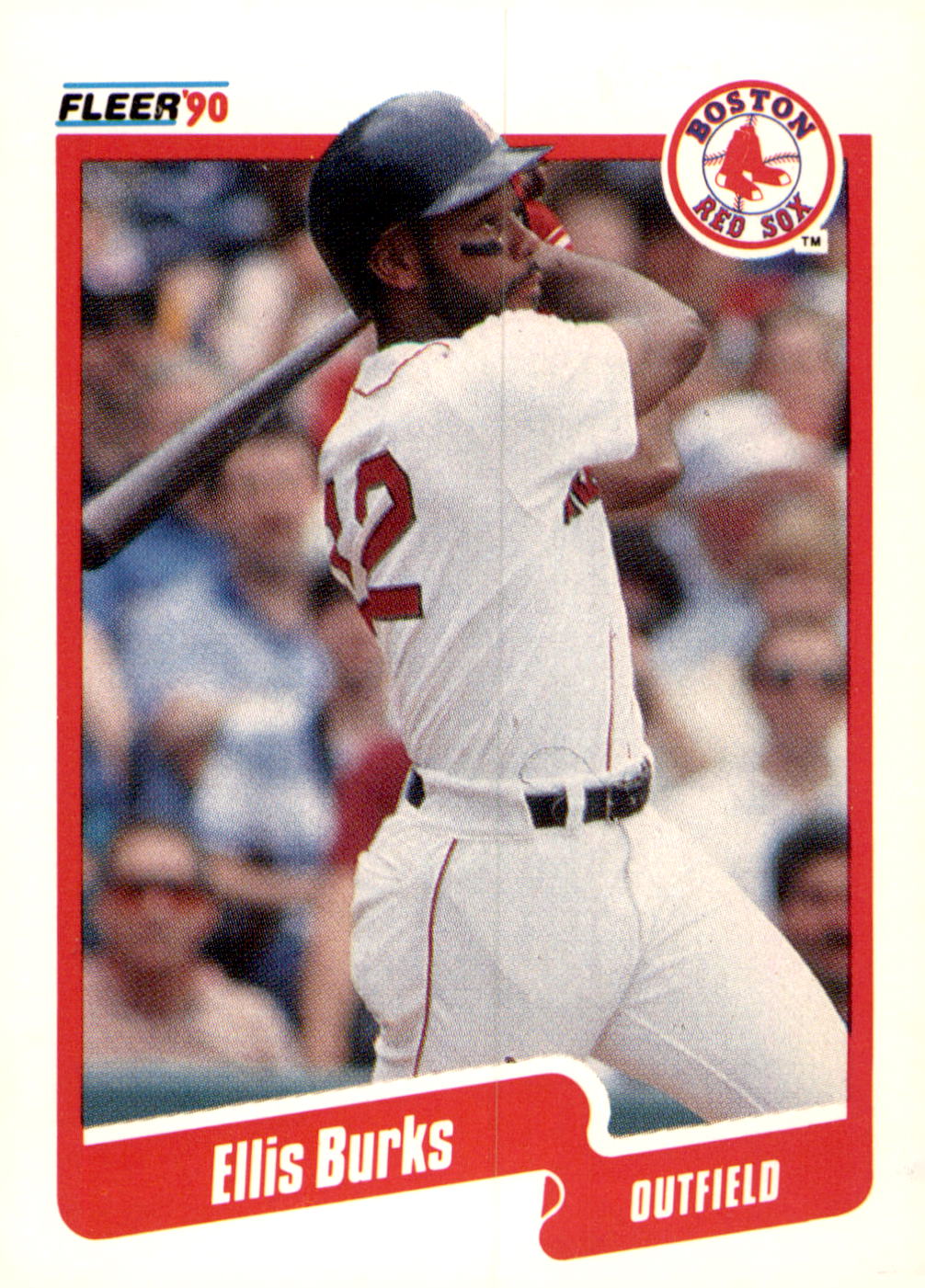 1990 Fleer #269b Ellis Burks