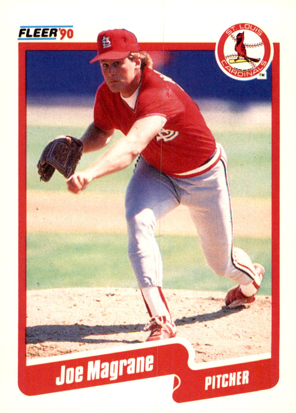 1990 Fleer #252 Joe Magrane